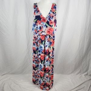 Lily Rose Floral Maxi Dress